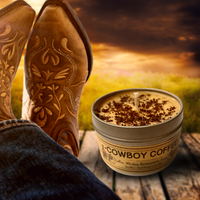 2-Pack of Cowboy Coffee | USA MADE |  100% Soy Wax Candles: 4 oz.