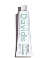 Davids sensitive+whitening nano-hydroxyapatite premium toothpaste / peppermint / 4 oz