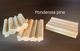 Ponderosa Pine Wood Soap Saver Tray made in USA