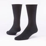 Organic Cotton Cushion Crew Socks: Navy / L