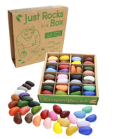 Just Rocks in a Box - 32 Colors / 64 Crayon Rocks Made in USA