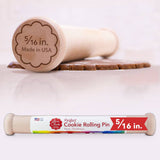 New Perfect Cookie Rolling Pin 5/16" for Thicker Cookies by Ann Clark
