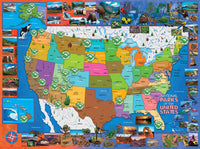 National Parks of the USA 1000 PC Puzzle Made in USA 5209