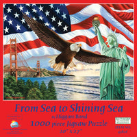 From Sea to Shining Sea 1000 pc Puzzle 0967  Mad in USA