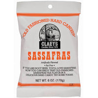 Claeys Old Fashioned Hard Candies Sassafras, 6oz Bag Made in USA