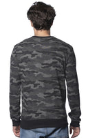 Crew Neck Camo Sweatshirt Made in USA 25159VCM