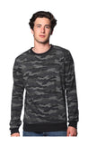 Crew Neck Camo Sweatshirt Made in USA 25159VCM