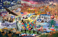 An American Collage 1000 pc Puzzle 0742 Made in USA