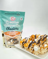 2-Pack of "Clusters" Dark Chocolate, Caramel & Sea Salt, Marshmallow Crispie Mix,