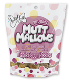 2-Pack Maple Bacon Kissies Mutt Mallow Soft Dog Treats by The Lazy Dog Made in USA