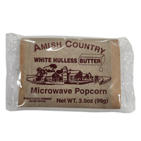 6-Pack Microwave Buttery White Hulless Popcorn