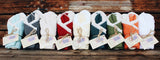 Cotton Dishcloths - Set of 4: White/White