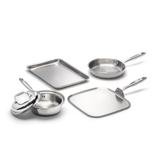 New: 5 - Piece Breakfast Cookware Set 360 Cookware Made in USA