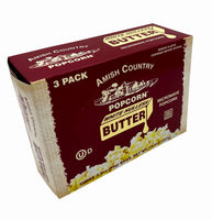 6-Pack Microwave Buttery White Hulless Popcorn
