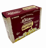 6-Pack Microwave Buttery White Hulless Popcorn