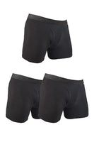 Sale: 3-Pack Black Bundle HYPRTECH™ BAMBOO Briefs With Fly Made in USA 451