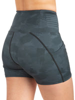 Blackout Camo Flag Performance Pocketed Sport Short 491WBOB Made in USA