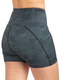 Blackout Camo Flag Performance Pocketed Sport Short 491WBOB Made in USA