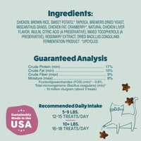2-Pack Cran U Say Chicken Crunchy Cat Treats Made in USA