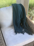 Sale: 100% Cotton Throw Blankets – 50″ x 60″: Teal