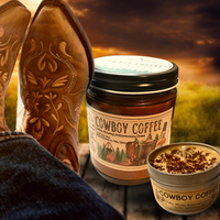 2-Pack of Cowboy Coffee | USA MADE |  100% Soy Wax Candles: 4 oz.