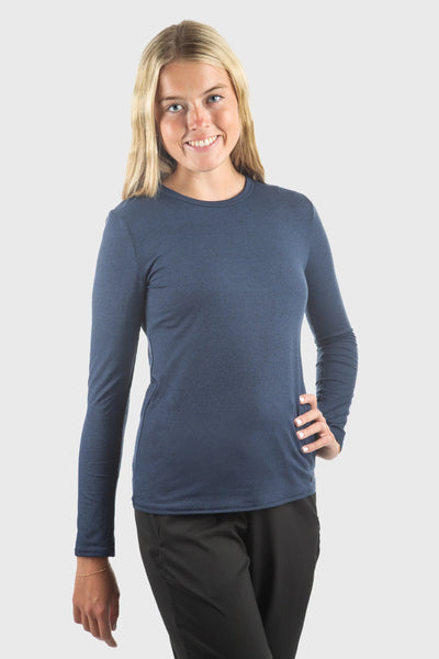Women's Navy SoftTECH™ Pro Long Sleeve Made in USA 551STAN