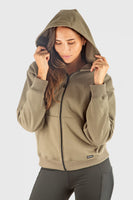 New: Women's Zip Highland Fleece Sweatshirt 592WZHM