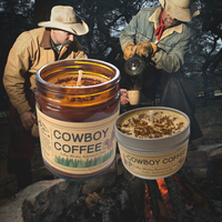 2-Pack of Cowboy Coffee | USA MADE |  100% Soy Wax Candles: 4 oz.
