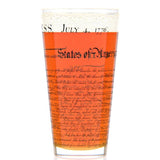 Declaration Of Independence Pint Glass