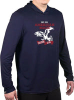 "Very Cool" AMERICAN MADE EAGLE SOFTTECH™ LIGHTWEIGHT SUN HOODIE with UPF Protection 672BLHHAM