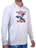 "Very Cool" AMERICAN MADE EAGLE SOFTTECH™ LIGHTWEIGHT SUN HOODIE with UPF Protection 672BLHHAM