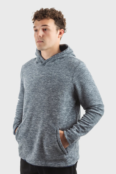 New Navy Polar Fleece Pocketed Hoodie 693FHPN Made in USA