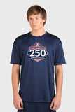America's 250 Birthday Microtech T-Shirt Navy by WSI Made in USA 702ELSSA