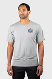 America's 250 Birthday Softtech T-Shirt Grey by WSI Made in USA 753HLSSHA