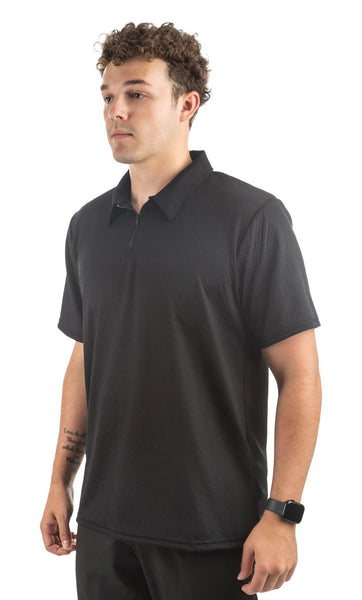 New Illusion Mesh Loose Fit Short Sleeve Performance Polo Shirt 757IMPB Made in USA