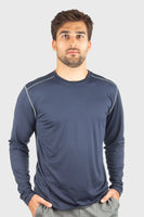 Navy Essential SoftTECH™ Shirt UV Protection Made in USA 761YLSSC