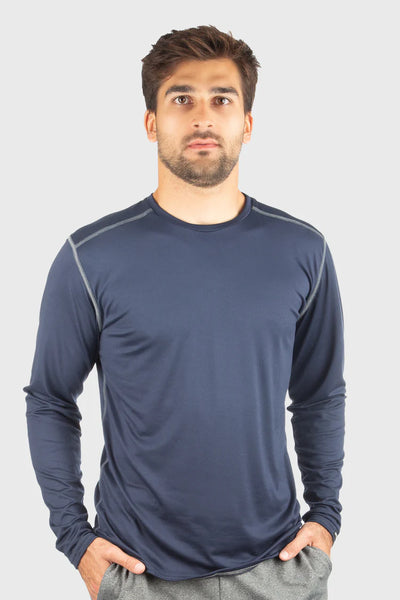 Navy Essential SoftTECH™ Shirt UV Protection Made in USA 761YLSSC