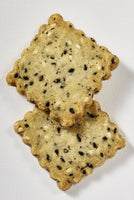 Black & White Sesame Savory Biscuit by Rustic Bakery Made in USA