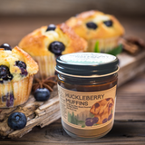 2-Pack Huckleberry Muffins - USA MADE - Soy Wax Candles: 4 OZ.