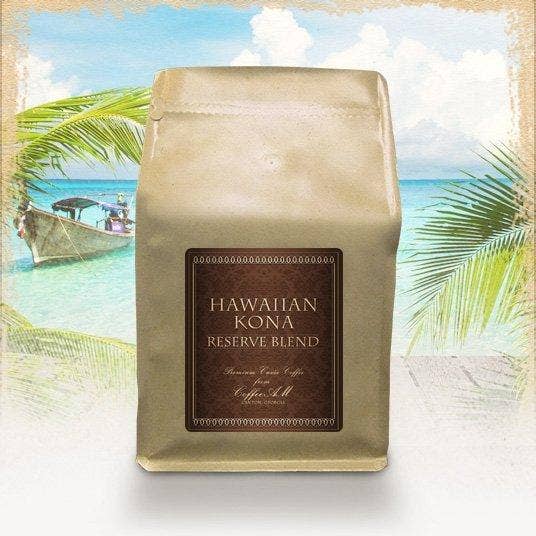 2-Pack Hawaiian Kona Reserve Blend: 1LB / Drip Grind (2 Pounds Total) Ground 100% Kona