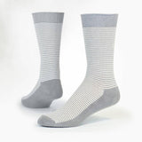 Organic Cotton Cushion Crew Socks: Navy / L
