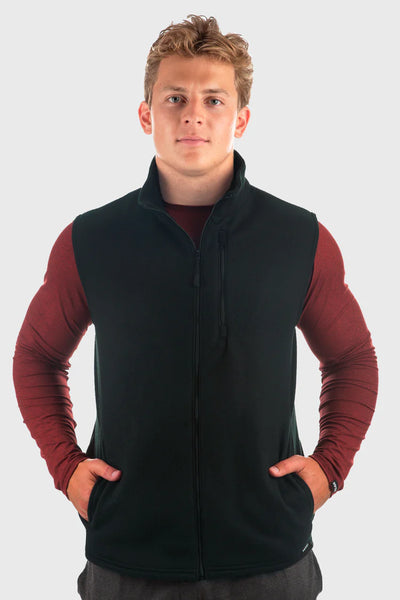 New: Polar Fleece Full Zip Vest Made in USA  892FVZB