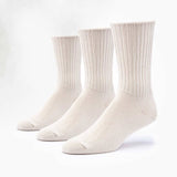 Organic Cotton Classic Crew Tri-pack: Natural / M