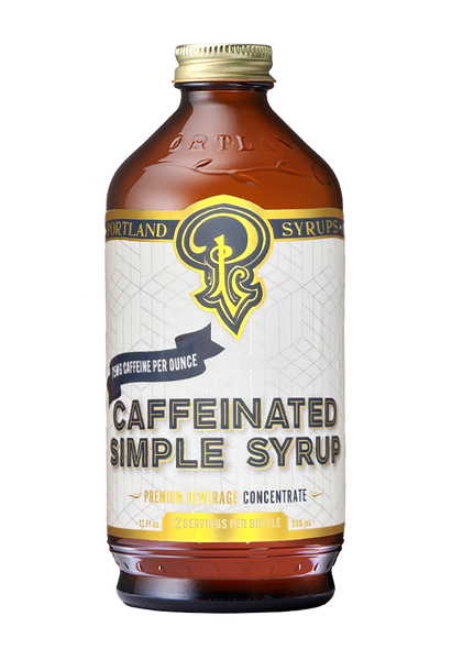 Caffeinated Simple Syrup 12 oz - cocktail / mocktail mixer