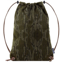 Drawstring Backpack by Duluth Pack Camo & Waxed B-150