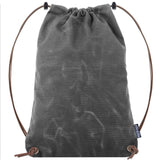 Drawstring Backpack by Duluth Pack Camo & Waxed B-150