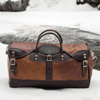 Bison Leather Sportsman's Duffel B-312 Made in USA