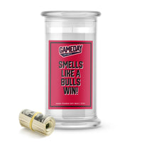 Chicago Bulls-Inspired Cash Candle Made in USA