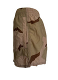 Desert Camo with Pocket Zippers Nylon Shorts by T Street Made in USA