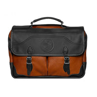 LB-670 Bison Leather Entrepreneur Briefcase Made in USA